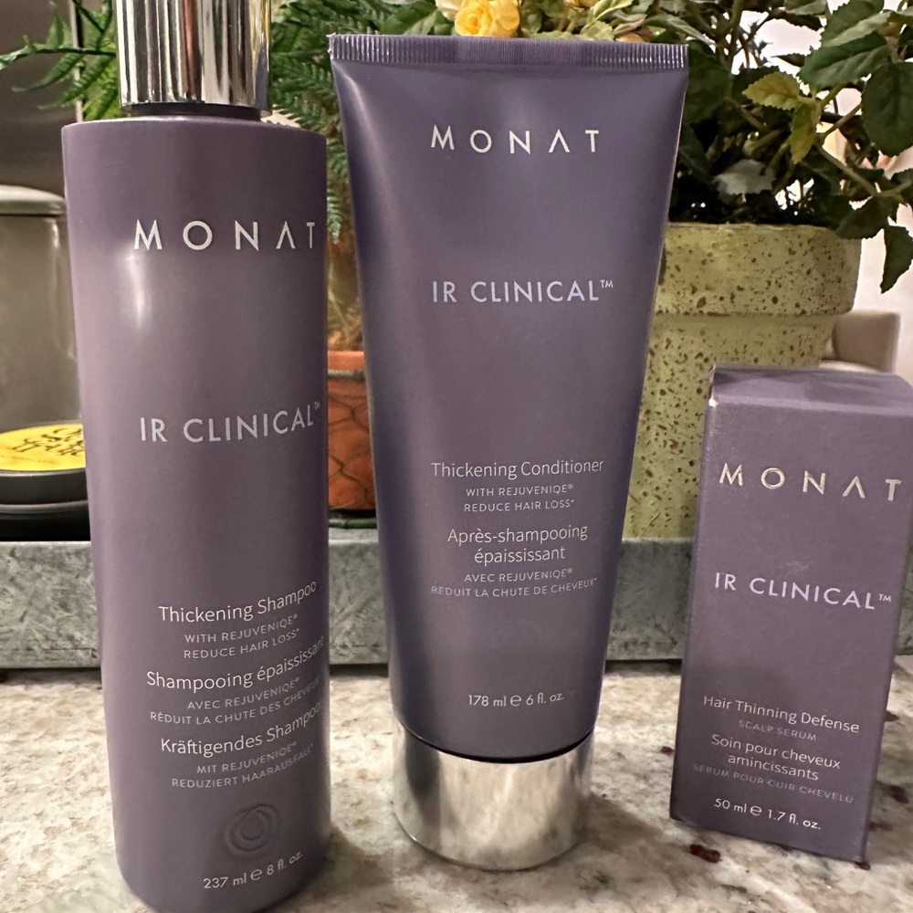 Monat IR Clinical Thickening Shampoo and Conditioner Set - Purple